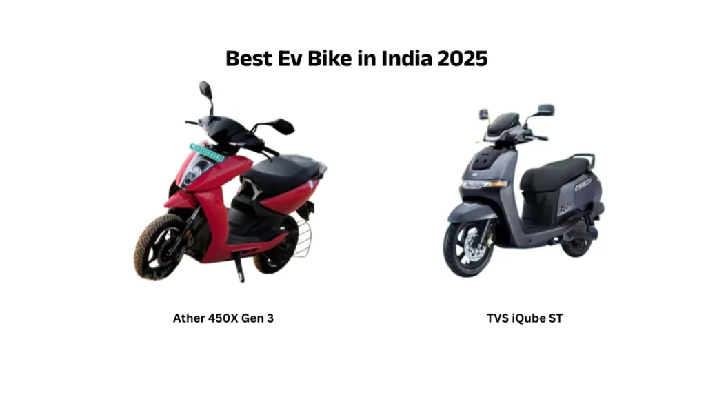 best EV bike India 2025, Ultraviolette F77 Mach 2, Ather Rizta award, Revolt RV400 best value