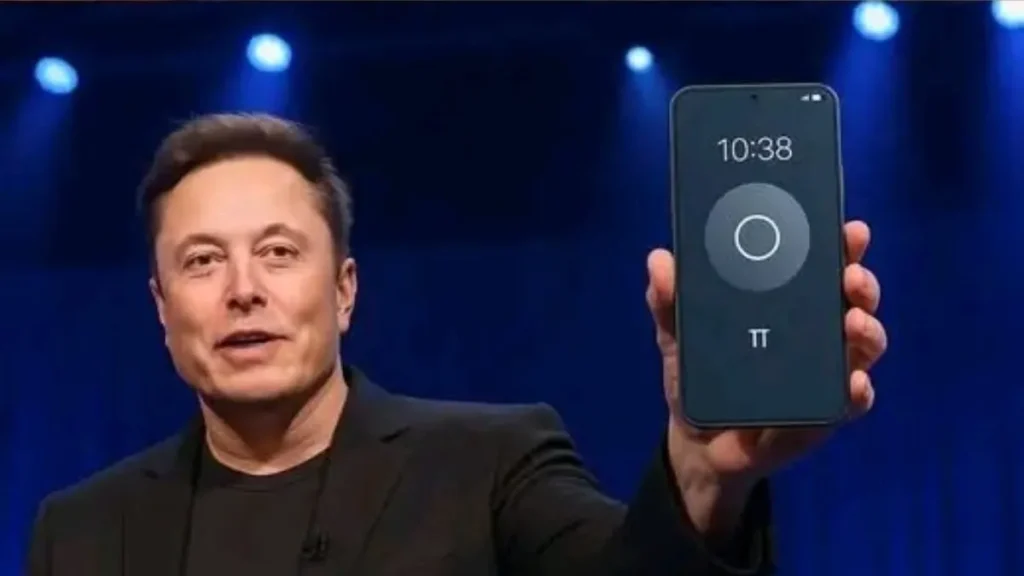 Tesla Model Pi Phone, Tesla Phone 2025, Elon Musk Smartphone, Tesla iPhone Viral Image, Tesla Phone Launch News,