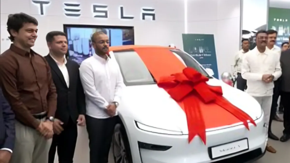 Tesla Model Y India delivery