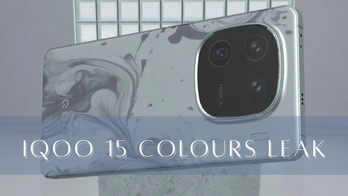 iQOO 15 colours leak, iQOO 15 design new colours, iQOO 15 back panel leak, iQOO latest colour options